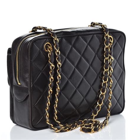 chanel hund|Chanel lambskin bag.